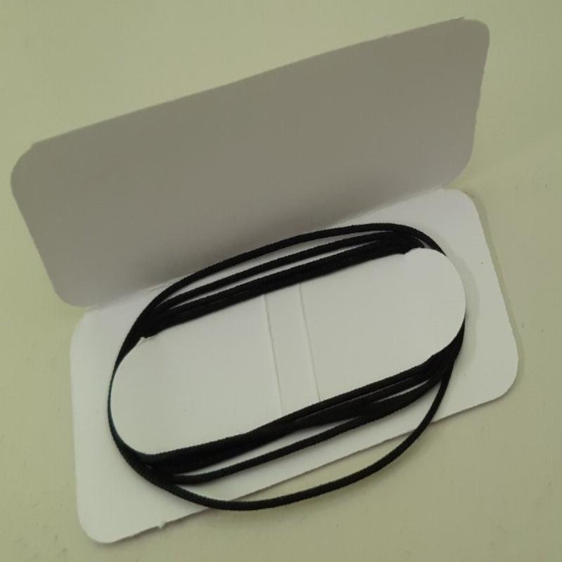 Нитка хірургічна стерильна, USP2 (М5), ШОВК, плетена, чорна, відрізок 1,5м